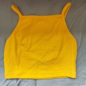 Forever21 Yellow halter top tank